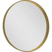 NOTION Ogledalo z okvirjem, okroglo, o 80 cm, zlata mat barva - 80x4 cm - Sapho - NOTION - 24 - Aluminij - Obroč - 800 - 800 - Framed mirrors - 14