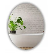 Ogledalo Elipsa Oval LED 60x40 Vodoodporno IP65 Viseče Navpično Vodoravno