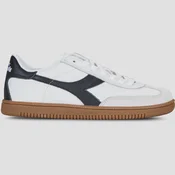 Diadora unisex. 501181246 Trainer usnjene superge bele barve (43), Bela, Ravna stran, Čipke, Priložnostno
