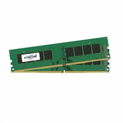 Crucial memorija 16 GB KIT (8GBx2) DDR4 2400 CL17 1.2V DIMM Single Ranked