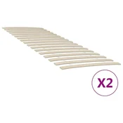 Vidaxl Nadomestne letvice za posteljo s 34 letvicami 2 kosa 70x200 cm