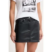 Calvin Klein Jeans Krilo iz umetnega usnja LV044D622G Črna Regular Fit