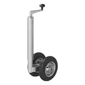 Northix Dvojno jockey kolo 48 mm s polnimi PU pnevmatikami 200 x 50 mm