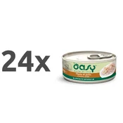 Oasy Natural Range adult piščančji file v želeju, konzerva 24 x 150 g