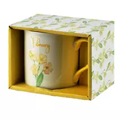 Mondex Skodelica porcelan AFFEKDESIGN MY MONDEX LUTY 8,7x9cm rumena 1 kos, (5000179069)
