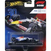 Kovinski model dirkalnika formule 1 Hot Wheels Premium - Visa Cash App Racing Bulls #30, 1:64 (JKD79)