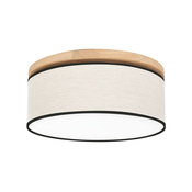 Spot-Light 4993874 - Plafonsko svetlo BOHO 2xE27/25W/230V hrast 38 cm