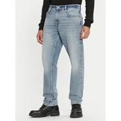 Mustang Jeans hlače Denver 1015522 Modra Straight Fit