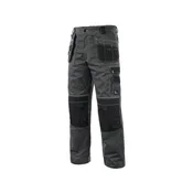 Canis Radne pantalone do struka orion teodor plus sivo-crne vel.54 ( 66292 )