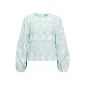 OBJECT Bluza OBJMya pastelno modra/bela