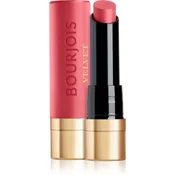 Bourjois Rouge Velvet The Lipstick dolgoobstojna šminka z mat učinkom odtenek 02 Flaming Rose 2.4 g