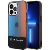 BMW iPhone 14 Pro Max 6,7 black Half Tricolor (BMHCP14X22HMGK)