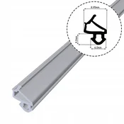 shumee Tesnilo za PVC okna S-1127 veka sivo 1m