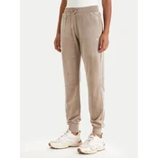 Guess Spodnji del trenirke V3BB27 K0232 Bež Regular Fit