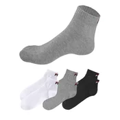 FILA Športne nogavice siva/črna/bela
