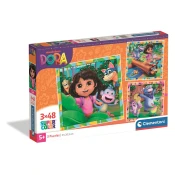 Clementoni - Puzzle 3x48 Dora - 40 - 99 kosov
