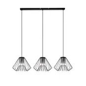 Rabalux Viseci luster Emerencia, 3xE27, 81cm, Crni