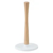 Držalo za papirnate brisače ROLL-IT 30 cm, bela, plastika / les, RIG-TIG