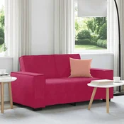 Dvosjed Kauc Vinsko Crvena 160x78x84 cm Baršun