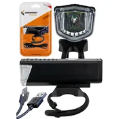 Vergionic MOČNA LED PREDNJA KOLESARSKA LUČ 3 NAČINI 300 LM USB 800mAh VODOTESNA