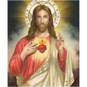 Norimpex - Puzzle Diamantna slika: Jezus s srcem 30x40 cm - 1 - 39 kosov