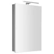 GRETA mirror cabinet incl. LED light, 50x70x14cm, white matt - Bela mat barva - 50x70x14 cm - Sapho - GRETA - 24 - MDF/laminat - 500 - 700 - 140 - IP44 - 457 - 6 - LED - 14