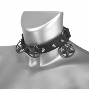 Ovratnica Trojna Baphomet Cult Boot Strap - LSF3 10