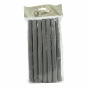 Sibel Flexi Mousse Curlers Long Grey 24 cm x 18 mm 12 ks
