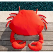 Casa Padrino luxury beanbag crab red 120 x 110 x H. 35 cm - Floating beanbag - Handmade seat cushion - Garden decoration - Terrace decoration - Pool decoration - Luxury accessories