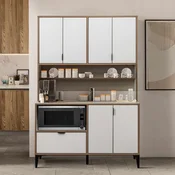 HANAH HOME Višenamenska polica za kafu Arden Coffee White