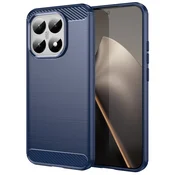 TPU gel maska Brushed Carbon za Xiaomi 15T - plav