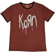 Korn Logo (Back Print) Red M Majica
