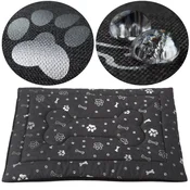 shumee Mehka nepremočljiva podloga za pasjo posteljo Welsti temno siva M 70x50 cm