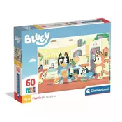 Clementoni: Bluey sestavljanka - 60 kosov