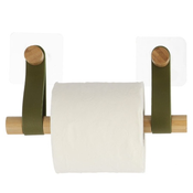 TENDANCE Samoljepljivi držac toaletnog papira 11,5x20x2,5 cm bambus, zelena