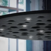 Artemide Silent Field 2.0 navzgor/navzdol črna - Dnevna soba/jedilnica - Sodobni - Plastika
