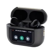 AIWA brezžične ušesne slušalke z mikrofonom EBTW-350TN, ANC, Bluetooth, črna