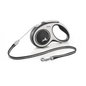FLEXI Povodac za pse Comfort Cord, Do 20 kg, M, 5m, Crni
