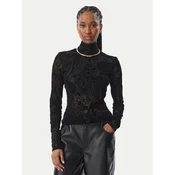 Just Cavalli Bluza 81PAH617 JS569 Črna Slim Fit