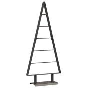 Metalna božicna jelka s stalakom Crna 90 cm Celik