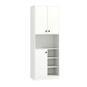 COSTWAY Stoječa kuhinjska omarica Bela omarica 60 cm, (5000329617)