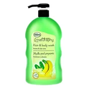 Gel za prhanje in šampon 2v1 z banano in aloe vero Naturaphy 1000ml 30085