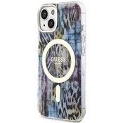 Guess GUESS OVITEK ZA IPHONE 14 15 136.1 ZA MAGSAFE LEOPARD TRDI OVITEK ZA