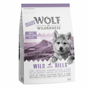 Little Wolf of Wilderness Junior probno pakiranje - 3-djelni set: suha hrana, mokra hrana, grickaliceBESPLATNA dostava od 299kn