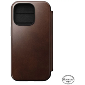 Nomad Leather MagSafe Folio, brown - iPhone 14 Pro (NM01234685)