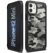 Ringke Fusion X Design vzdržljivo ohišje s TPU odbijačem za iPhone 12 Mini Camo