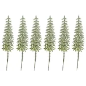 Rayher.	 Zasnežene smreke z bleščicami, 28cm, set 6