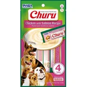 Inaba Churu Dog piščanec z lososom 4x14g