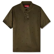 Otroška majica CCM Polo Print Khaki Green XL