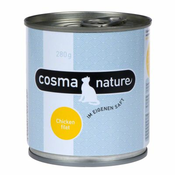 6x280g Cosma Nature za mačke Piščanec & piščančja šunka